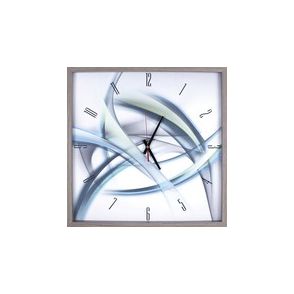 Lorell Green Lines Decorative Wall Clock