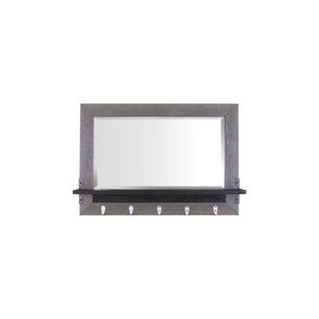 Lorell Wood Shelf Mirror