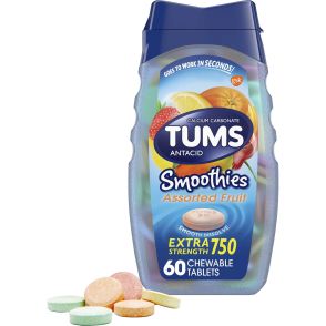 TUMS Smoothies Extra Strength Antacid Chewable Tablet
