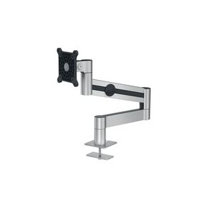 DURABLE Desk Mount for Monitor, Curved Screen Display - Silver