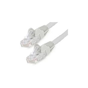 StarTech.com 7ft (2m) CAT6 Ethernet Cable, LSZH (Low Smoke Zero Halogen) 10 GbE Snagless 100W PoE UTP RJ45 Gray Network Patch Cord, ETL