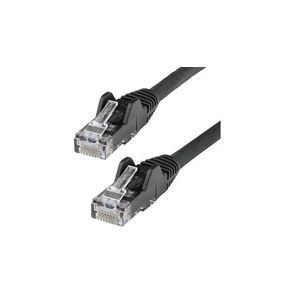 StarTech.com 50ft (15m) CAT6 Ethernet Cable, LSZH (Low Smoke Zero Halogen) 10 GbE Snagless 100W PoE UTP RJ45 Black Network Patch Cord, ETL