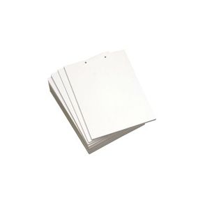 Lettermark Punched & Perforated Paper with 2HP on Top - White