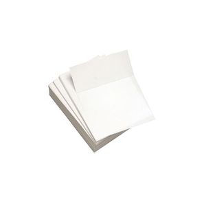 Lettermark Punched & Perforated Papers with Perforations 3-2/3" from the Bottom - White
