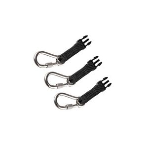 Squids 3025 Retractable Tool Lanyard Accessory Pack - SS Carabiner Attachments