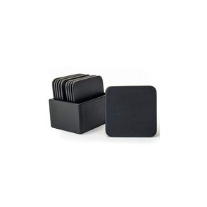 Dacasso Leather Square Coaster Set