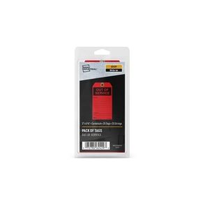 Avery® Preprinted OUT OF SERVICE Red Service Tags