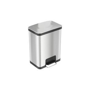 HLS Commercial AirStep Stainless Steel Step Trash Can