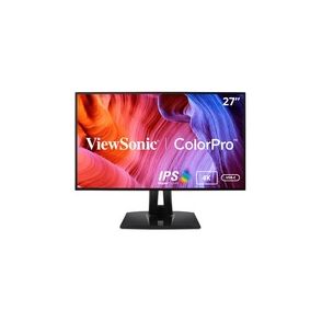 ViewSonic VP2768a-4K 27" ColorPro 4K UHD IPS Monitor with 90W Powered USB C, RJ45, sRGB and HDR10