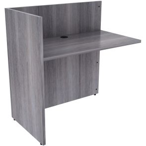 Lorell Weathered Charcoal Laminate Desking