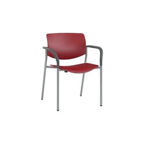 9 to 5 Seating Shuttle Armless Stack Chair w/ Glides