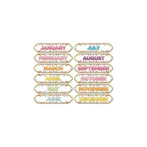Ashley Magnetic Confetti Months Timesavers