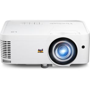 ViewSonic LS550WH 3000 Lumens WXGA Short Throw LED Projector, Auto Power Off, 360-Degree Orientation for Business and Education
