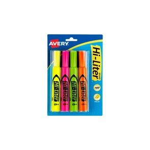 Avery Desk-Style, Assorted Colors, 4 Count (24063)