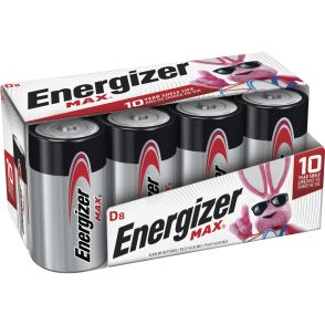 Energizer MAX Alkaline D Batteries, 8 Pack