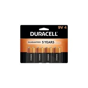 Duracell 9-Volt Coppertop Alkaline Batteries