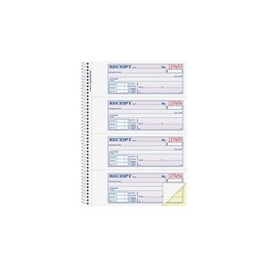 Adams Spiral 2-part Money/Rent Receipt Book