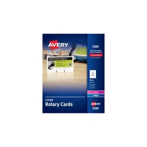 Avery Uncoated 2-side Printing Rotary Cards