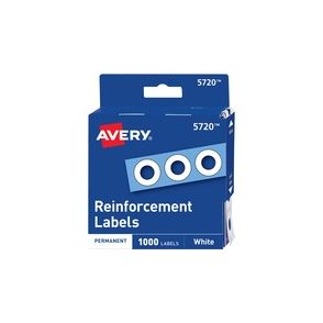 Avery White Self-Adhesive Reinforcement Labels