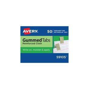 Avery® Reinforced Cloth Gummed Index Tabs