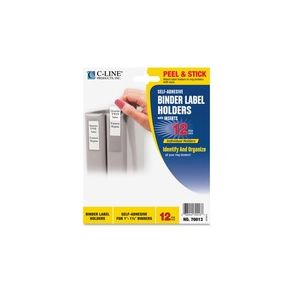 C-Line Self-Adhesive Binder Label Holders