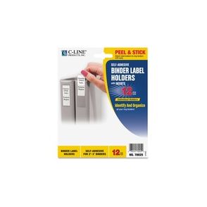 C-Line Self-Adhesive Binder Label Holders