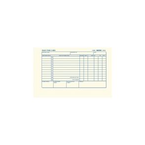 Rediform Daily Time Clock Cards