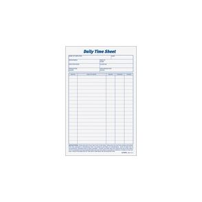 TOPS Daily Time Sheet Form