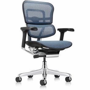 Eurotech ErgoHuman Gen2 Executive All-Mesh Chair- Blue