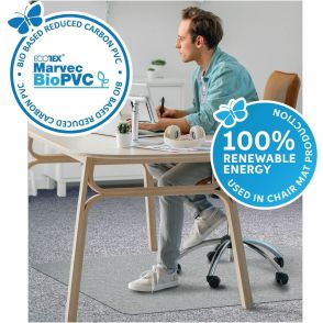 Ecotex Marvec BioPVC Chairmat- 46" x 60"