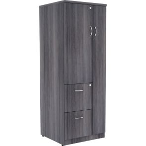 Lorell Relevance Tall Storage Cabinet - 2-Drawer