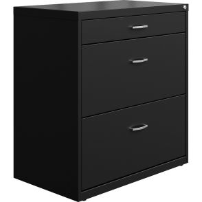 NuSparc Pencil Drawer Lateral File - Black