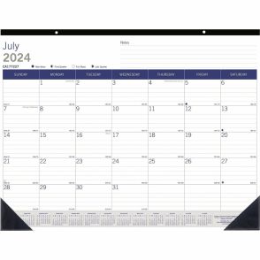 Blueline DuraGlobe Academic Monthly Desk Pad