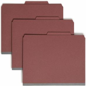  Smead SafeSHIELD 2/5 Tab Cut Letter Recycled Classification Folder