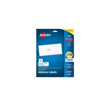 Avery Easy Peel Address Labels with Sure Feed™ Technology