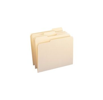 Smead 1/3 Tab Cut Letter Recycled Top Tab File Folder