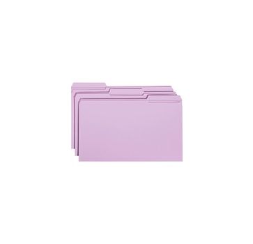 Smead Colored 1/3 Tab Cut Legal Recycled Top Tab File Folder