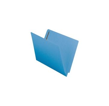 Smead Shelf-Master Straight Tab Cut Letter Recycled Fastener Folder