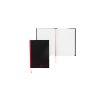 Black n' Red Casebound Ruled Notebooks - A5