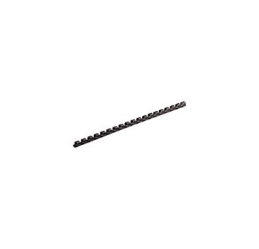 Fellowes Plastic Binding Combs - Black, 1/4" Diameter