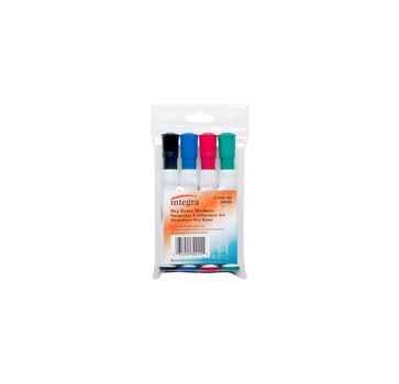 Integra Chisel Point Dry-erase Markers