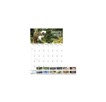 House of Doolittle Earthscapes Wildlife Monthly Wall Calendar