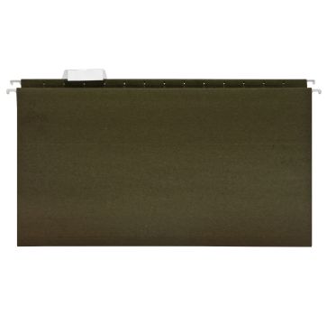 Business Source 1/5 Tab Cut Legal Recycled Hanging Folder