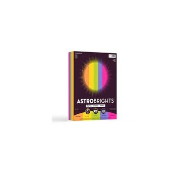 Astrobrights Color Copy Paper "Happy" , 5 Assorted Colours