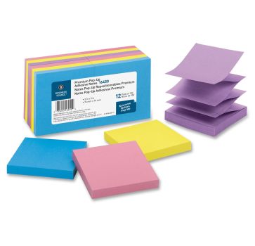 Business Source Reposition Pop-up Adhesive Notes