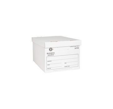 Business Source Lift-off Lid Heavy-Duty Storage Box