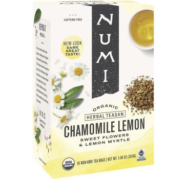 Numi Organic Chamomile Lemon Herbal Tea Bag