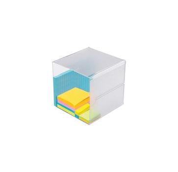 Deflecto Stackable Cube Organizer