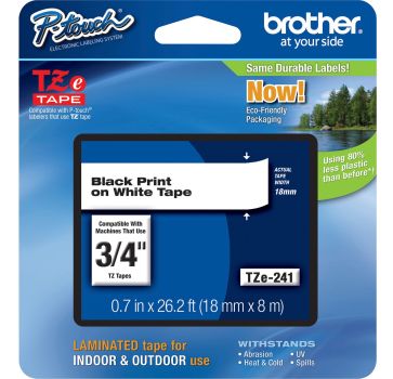 Brother P-Touch TZe Flat Surface Laminated Tape