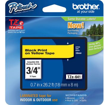 Brother P-Touch TZe Flat Surface Laminated Tape